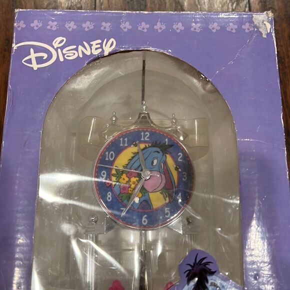 Vintage NEW IN open BOX DISNEY ANNIVERSARY CLOCK/EEYORE! Collectible - Picture 2 of 8